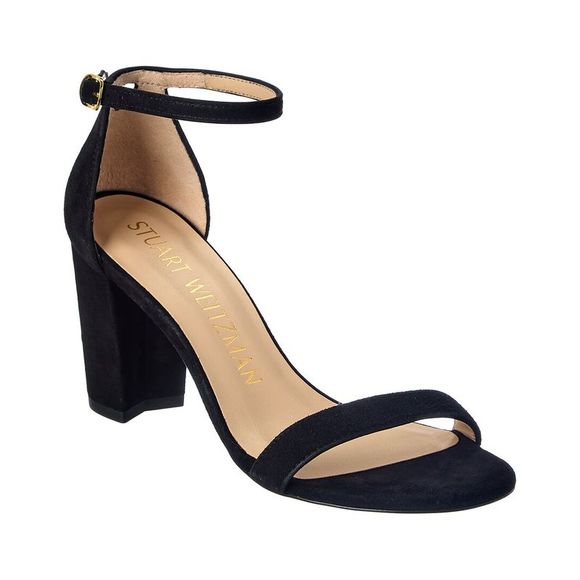 Stuart Weitzman Shoes - Stuart Weitzman Nearlynude Suede Sandal